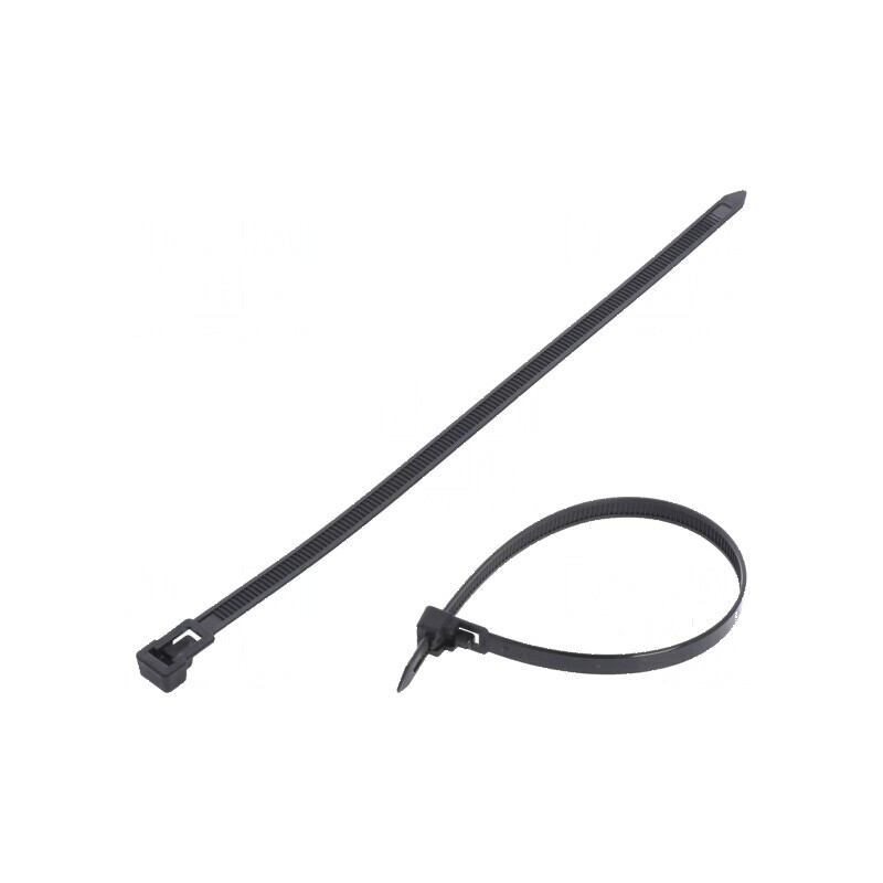 Colier de strângere poliamidă 250mm x 7,6mm | Electronic-mag.ro | Componente Electronice