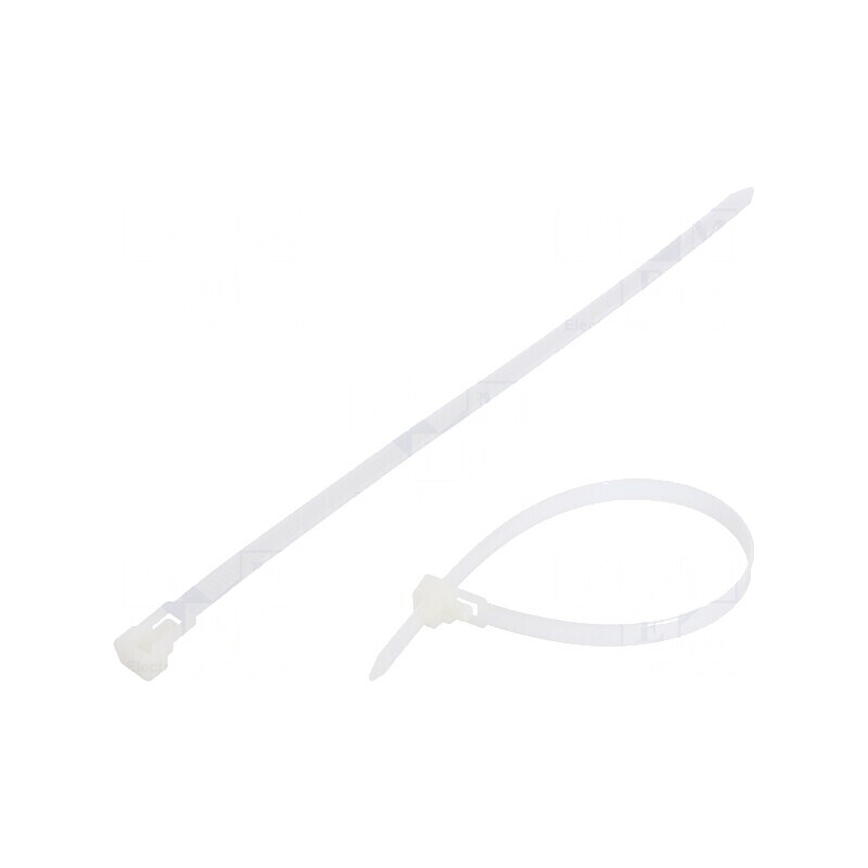 Colier de strângere cu desfacere 250mm x 7,6mm poliamidă | Electronic-mag.ro | Componente Electronice