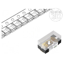LED SMD 0402 galben 15-40mcd 1x0,5x0,45mm 120° 20mA 60mW | Electronic-mag.ro | Componente Electronice