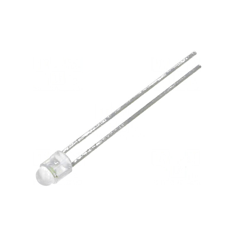 LED alb rece 3,8mm 2700-7600mcd 40° convex | Electronic-mag.ro | Componente Electronice