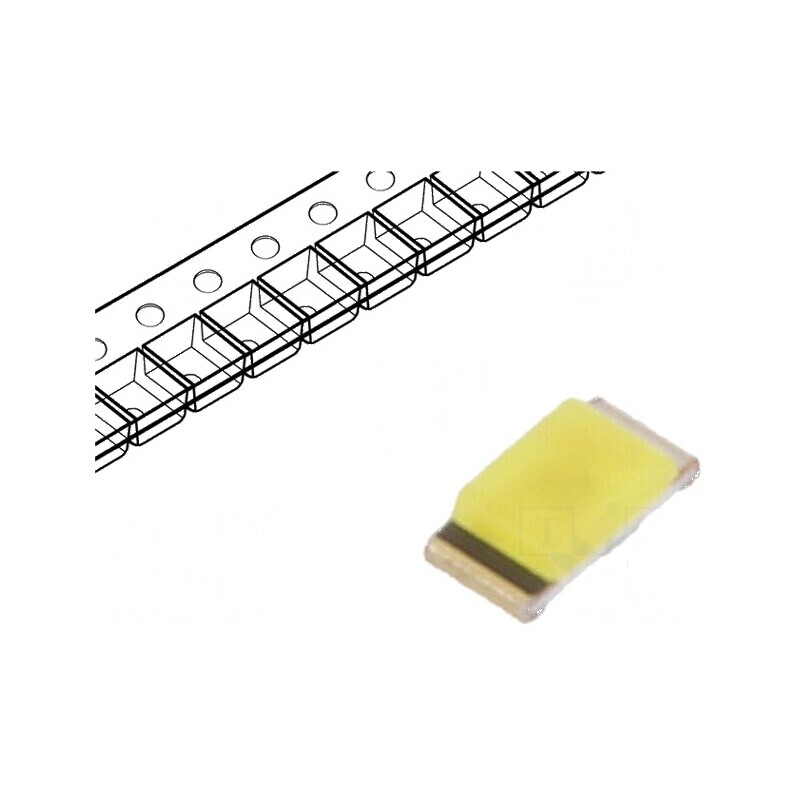 LED SMD 0603 alb rece 35,5-90mcd 130° 5mA cu lentilă galbenă | Electronic-mag.ro | Componente Electronice LED SMD 0603 alb rece 35,5-90mcd 130° 5mA cu lentilă galbenă | Electronic-mag.ro | Componente Electronice