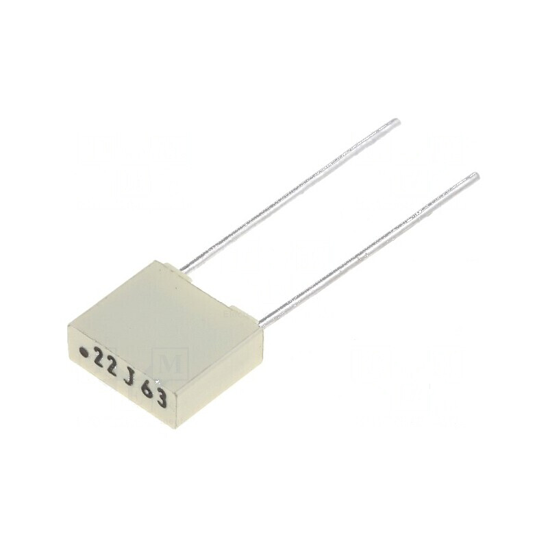 Condensator poliester 220nF 40VAC 63VDC 5mm ±5% -55÷105°C | Electronic-mag.ro | Componente Electronice Condensator poliester 220nF 40VAC 63VDC 5mm ±5% -55÷105°C | Electronic-mag.ro | Componente Electronice