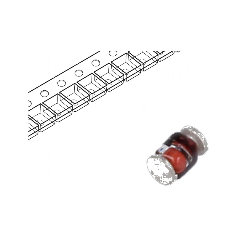 Diodă Schottky SMD 20V 0,35A MicroMELF 10ns | Electronic-mag.ro | Componente Electronice