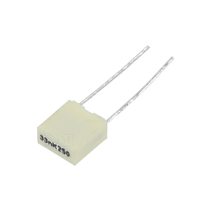 Condensator poliester 33nF 160VAC 250VDC 5mm ±10% THT R82 | Electronic-mag.ro | Componente Electronice