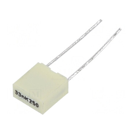 Condensator poliester 33nF 160VAC 250VDC 5mm ±10% THT R82 | Electronic-mag.ro | Componente Electronice