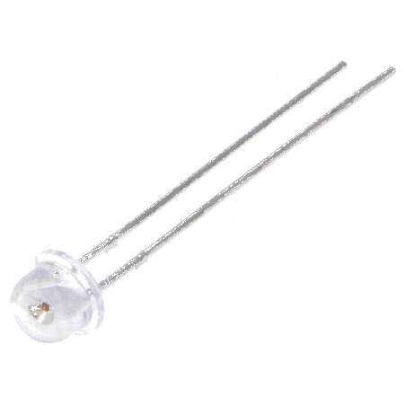 LED 4,8mm portocalie 600-1000mcd 100° convex | Electronic-mag.ro | Componente Electronice