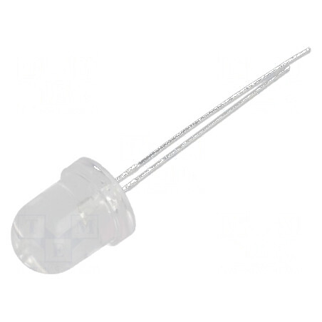 LED galben 8mm 780-1300mcd 30° convex | Electronic-mag.ro | Componente Electronice