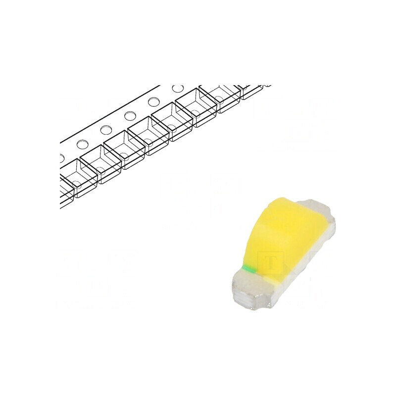 LED SMD 1204 Alb Cald 3300K 120° 300÷450mcd | Electronic-mag.ro | Componente Electronice