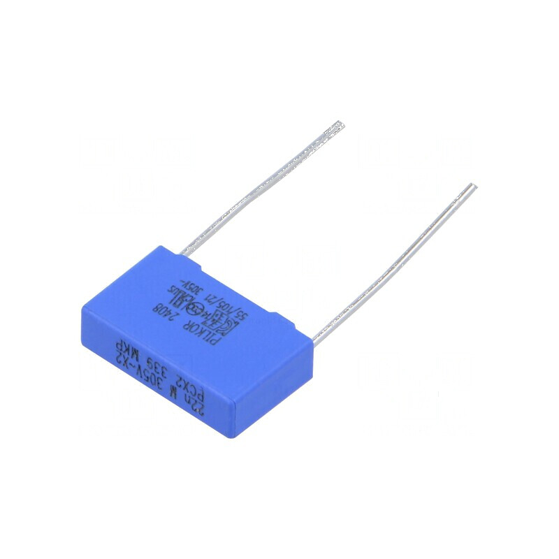 Condensator polipropilenă X2 22nF THT ±20% 15mm -55÷105°C | Electronic-mag.ro | Componente Electronice