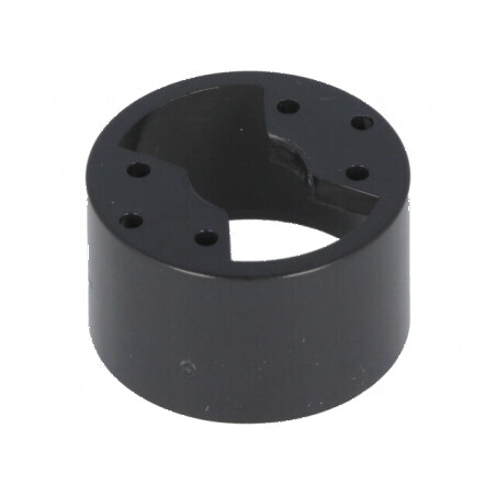 Carcasă LED 8mm neagră pentru diodă | Electronic-mag.ro | Componente Electronice