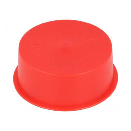 Obturație Corp roșie 59,9mm x 20mm LDPE SafeCAP | Electronic-mag.ro | Componente Electronice