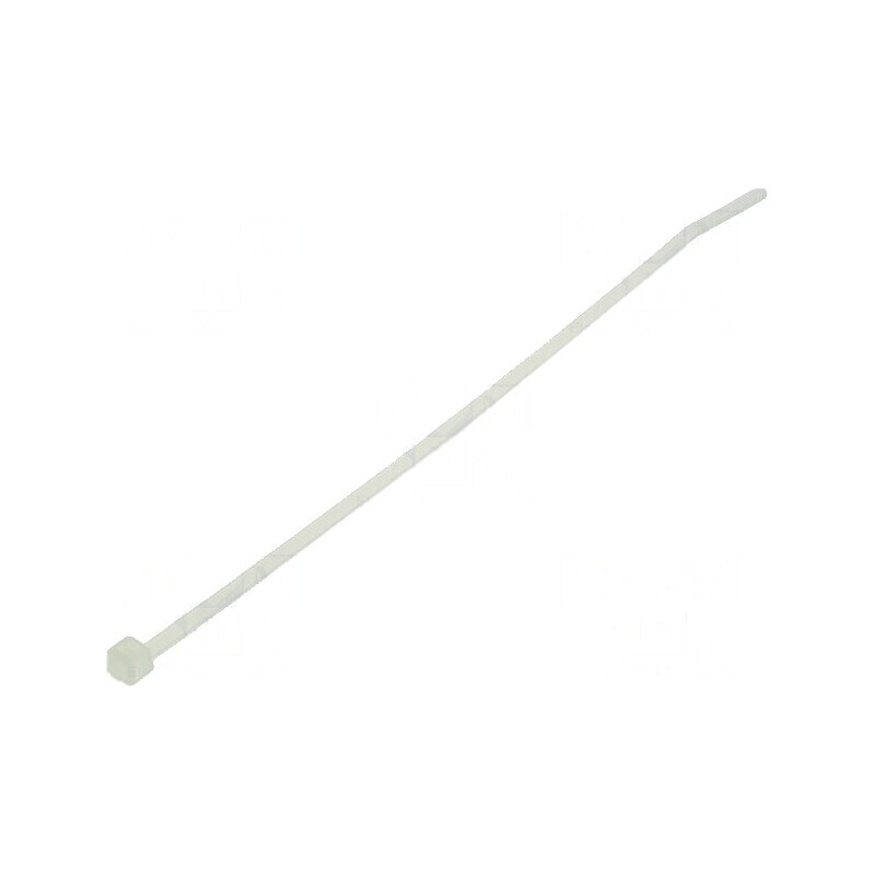 Colier de strângere poliamidă 80N 140mm x 2,5mm naturală | Electronic-mag.ro | Componente Electronice