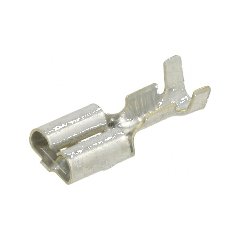 Terminal plat 6,3mm 1÷2,5mm² crimpat drept cositorit alamă | Electronic-mag.ro | Componente Electronice