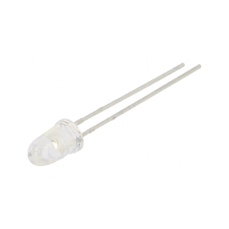 LED 5mm roșie 1000mcd 6° convex | Electronic-mag.ro | Componente Electronice