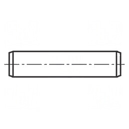 Știft cilindric din oțel inoxidabil A2 Ø 1,5mm L 20mm | Electronic-mag.ro | Componente Electronice