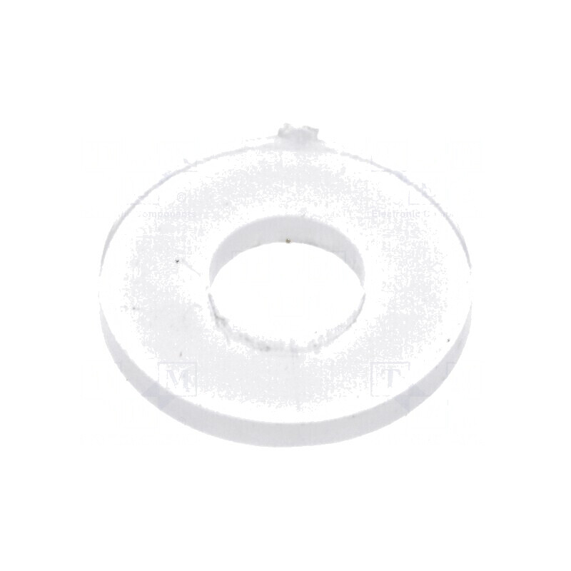 Şaibă rotundă M3 D8mm h0,8mm poliamidă naturală | Electronic-mag.ro | Componente Electronice