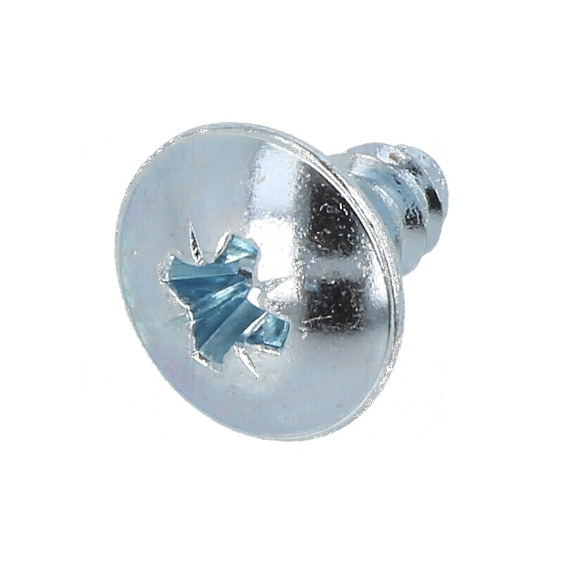 Şurub din plastic cu flanşă 4,8x9,5 Cap buton Phillips PH2 | Electronic-mag.ro | Componente Electronice