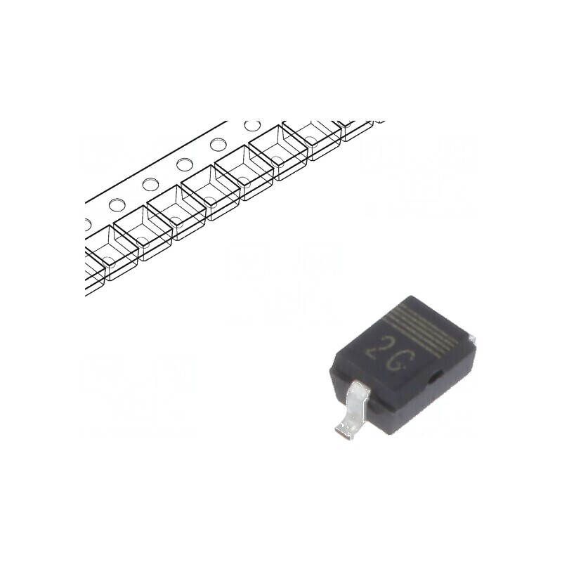 Diodă Schottky SMD 40V 0,75A SOD323 - Redresor pe rolă | Electronic-mag.ro | Componente Electronice