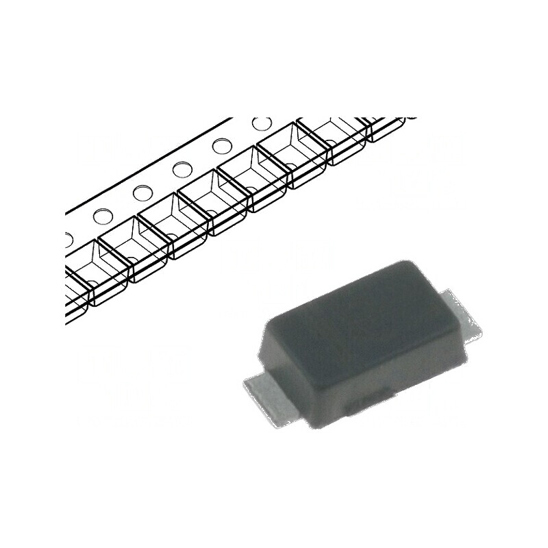 Diodă Zener 0,8W 24V SMD - Bandă SMF, 1 bucată | Electronic-mag.ro | Componente Electronice