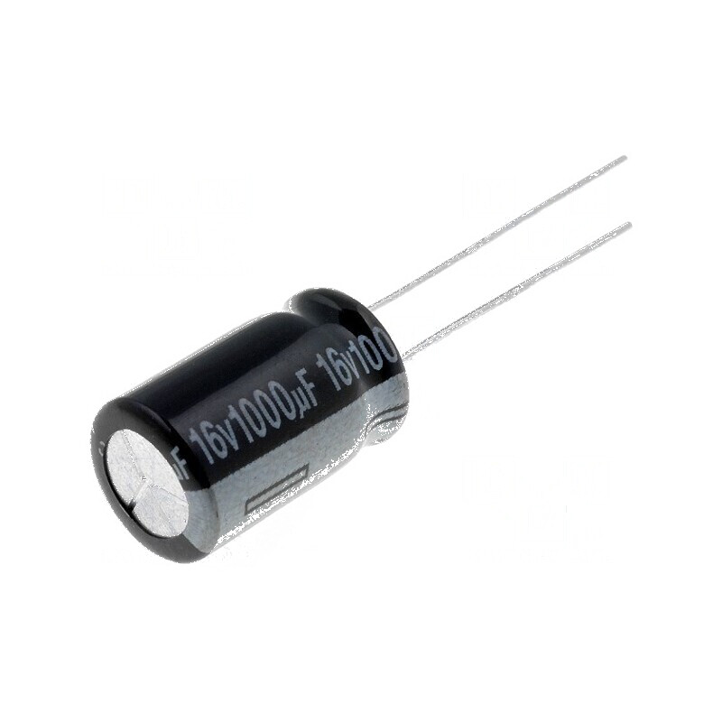 Condensator electrolitic THT 1000uF 16V Ø10x16mm ±20% | Electronic-mag.ro | Componente Electronice