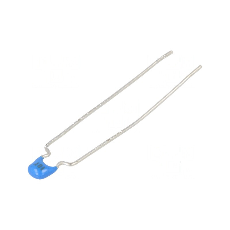 Condensator ceramic MLCC 100pF 50V C0G ±5% THT 5mm | Electronic-mag.ro | Componente Electronice
