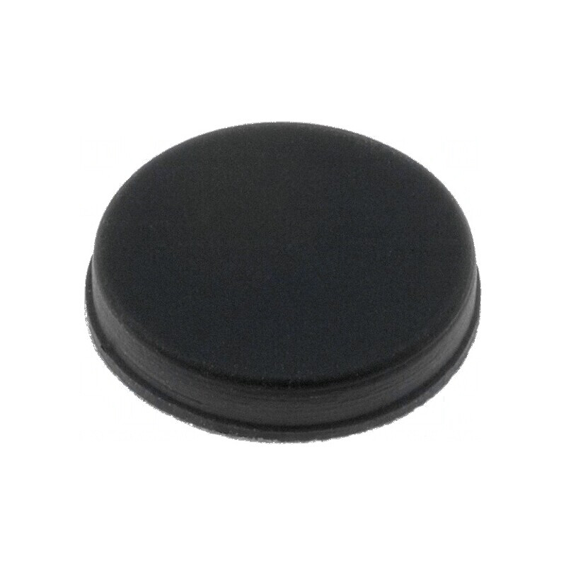 Picioruş autoadeziv negru din gumă - 11,7mm x 10,6mm x 2,85mm | Electronic-mag.ro | Componente Electronice