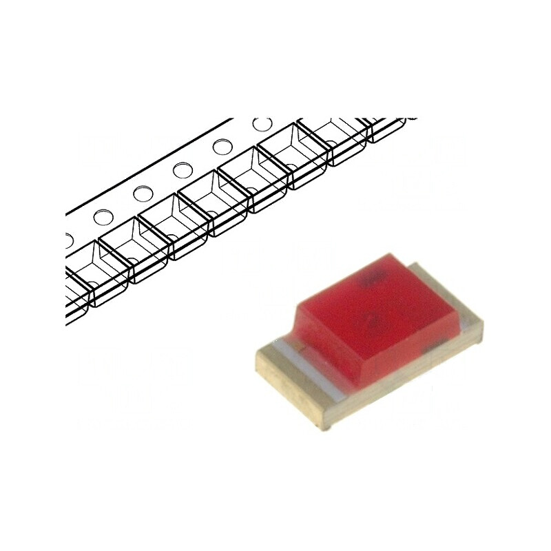 LED SMD 1206 roșie 3,2x1,6x1,1mm 20mA 120° 5-12,5mcd | Electronic-mag.ro | Componente Electronice LED SMD 1206 roșie 3,2x1,6x1,1mm 20mA 120° 5-12,5mcd | Electronic-mag.ro | Componente Electronice