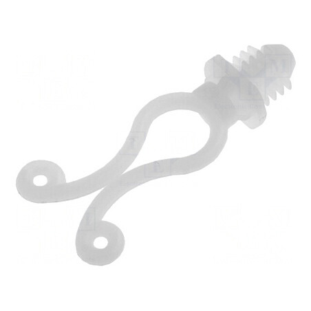 Clipsuri pentru cablu Ø buclă 7,6-10,2mm poliamidă naturală | Electronic-mag.ro | Componente Electronice