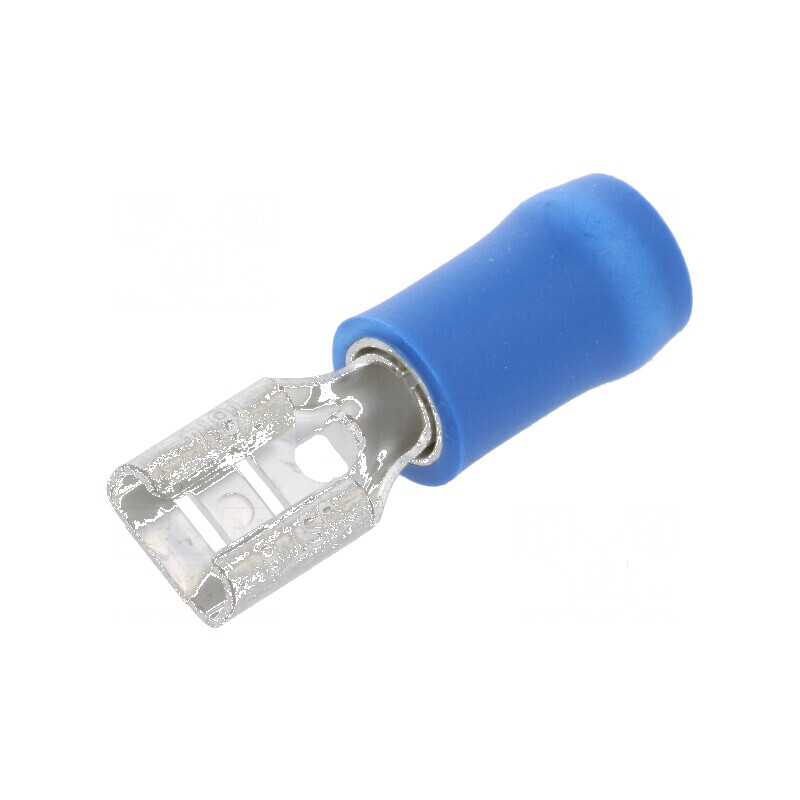 Terminal plat 4,8mm mamă 1÷2,5mm2 crimpat pe cablu | Electronic-mag.ro | Componente Electronice