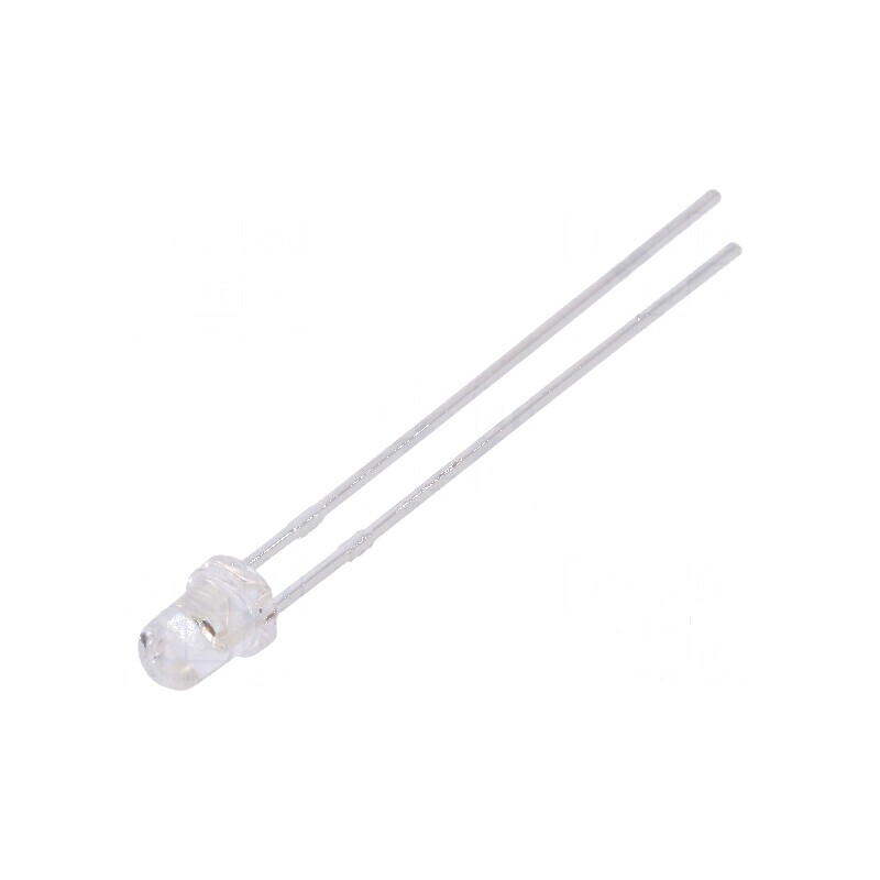 LED 3mm roșie 1300-2200mcd 30° convex | Electronic-mag.ro | Componente Electronice