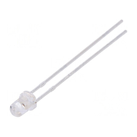 LED 3mm roșie 1300-2200mcd 30° convex | Electronic-mag.ro | Componente Electronice