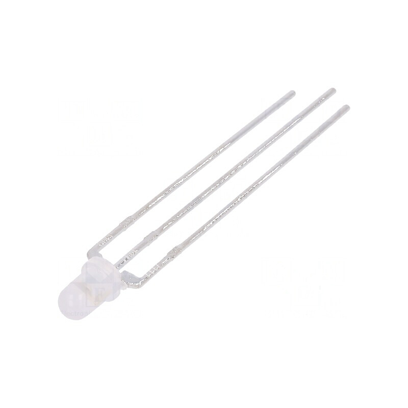 LED 3mm roșie galben-verde 60° convex | Electronic-mag.ro | Componente Electronice