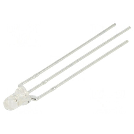 LED 3mm roșie/verde 30° convex | Electronic-mag.ro | Componente Electronice
