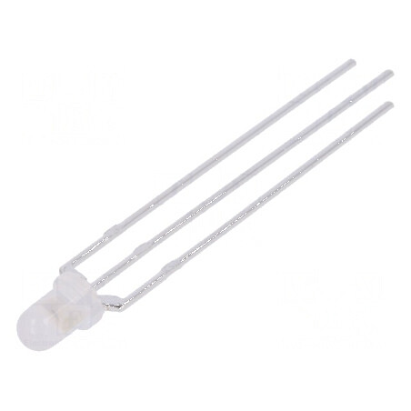 LED 3mm galben verde 60° convex | Electronic-mag.ro | Componente Electronice