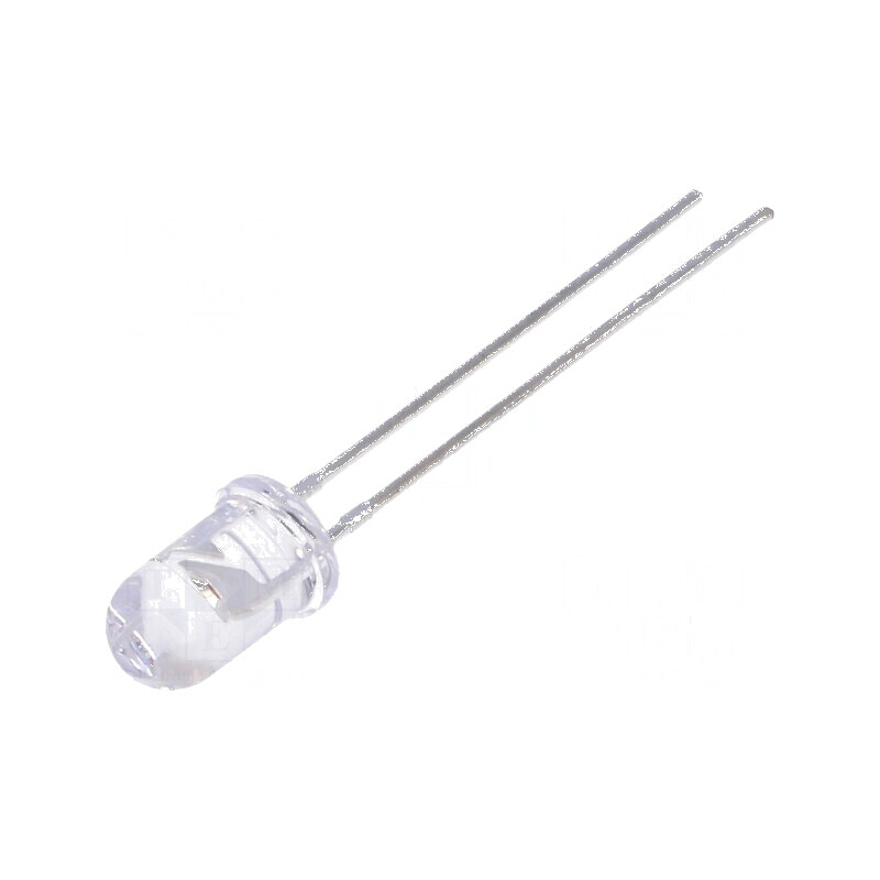 LED 5mm roșie 2900-5000mcd 45° convex | Electronic-mag.ro | Componente Electronice