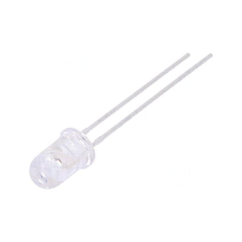 LED 5mm galben 1300-2200mcd 45° convex | Electronic-mag.ro | Componente Electronice