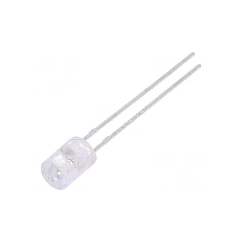 LED 5mm galben 460mcd 110° plat partea frontală Nr. term 2 | Electronic-mag.ro | Componente Electronice