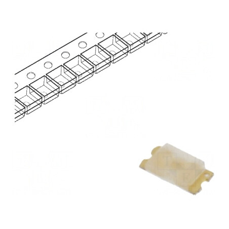LED SMD 0603 Verde 0,9x1,7x0,4mm 5mA λd: 520-540nm | Electronic-mag.ro | Componente Electronice