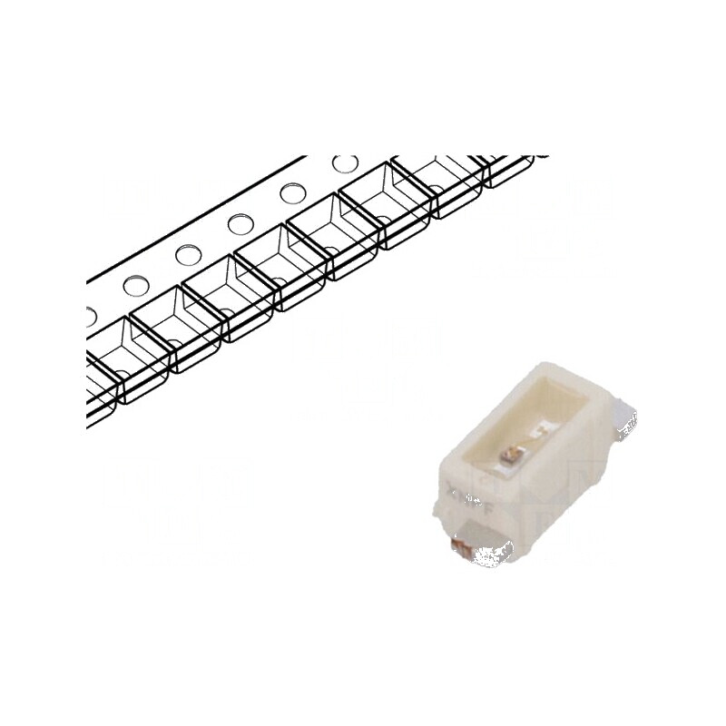 LED SMD 1204 galben 480-950mlm 140-355mcd 3,1x1,3x1,2mm | Electronic-mag.ro | Componente Electronice