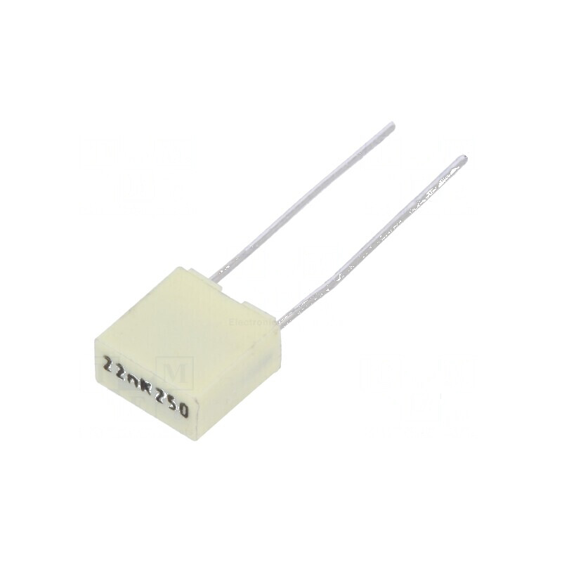 Condensator poliester 22nF 160VAC 250VDC 5mm ±10% THT R82 | Electronic-mag.ro | Componente Electronice