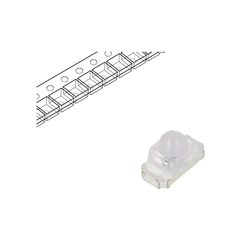Emiţător IR SMD 1,5mm transparent 30° λp max 940nm 20mA 48mW | Electronic-mag.ro | Componente Electronice