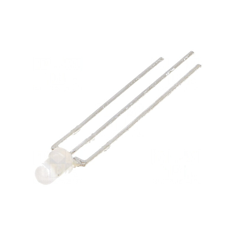 LED 5mm roșu/galben-verde convex rotund 60° | Electronic-mag.ro | Componente Electronice