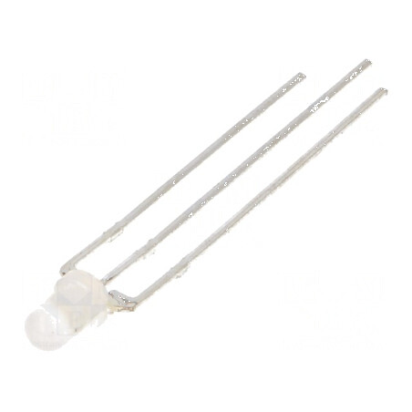 LED 5mm roșu/galben-verde convex rotund 60° | Electronic-mag.ro | Componente Electronice