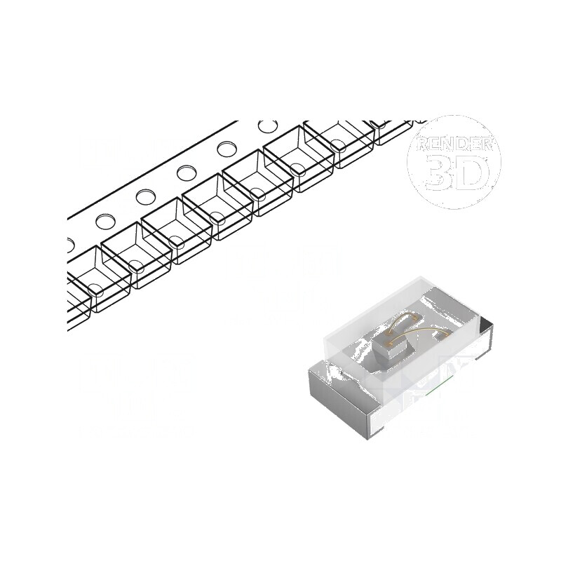 LED SMD 0402 galben 15-20mcd 120° 5mA | Electronic-mag.ro | Componente Electronice