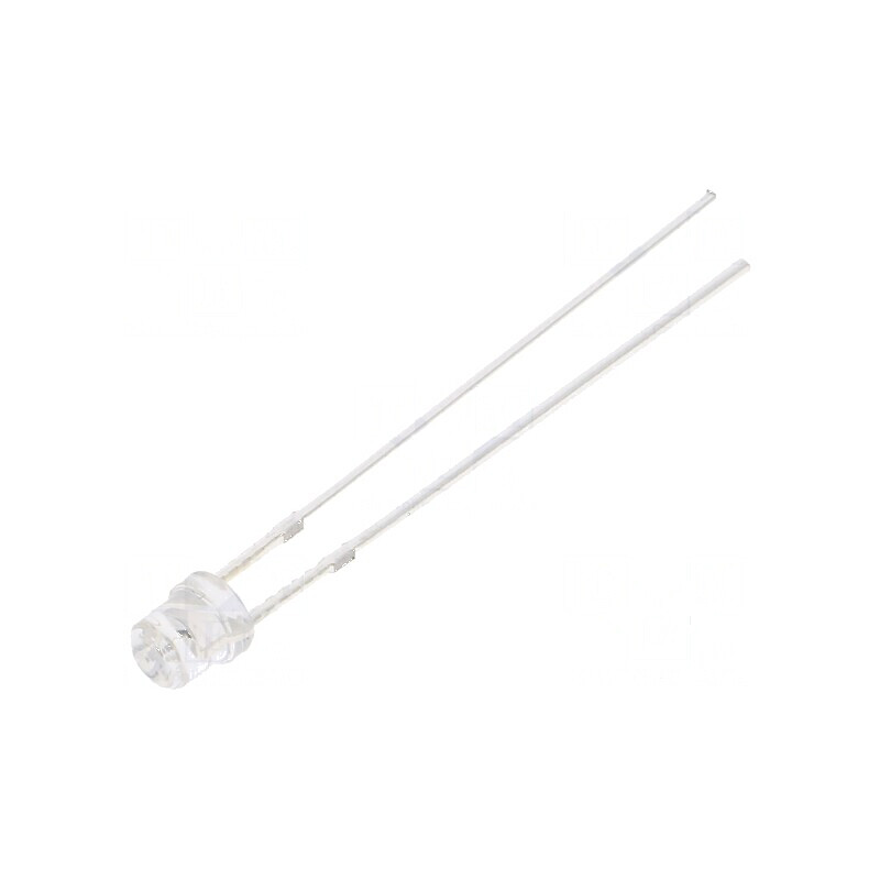 LED 3mm galben 220-330mcd 60° plat cu terminație 2 | Electronic-mag.ro | Componente Electronice