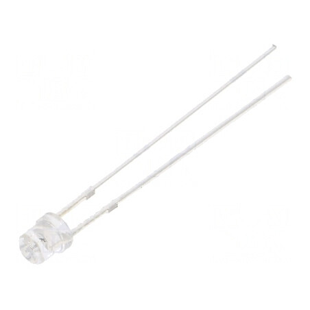 LED 3mm galben 220-330mcd 60° plat cu terminație 2 | Electronic-mag.ro | Componente Electronice