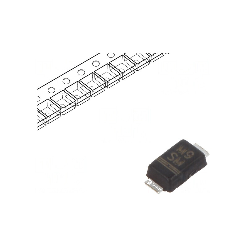Diodă redresoare SMD 1kV 1,5A 1,8us DO219AB, SMF Ufmax 1,1V | Electronic-mag.ro | Componente Electronice