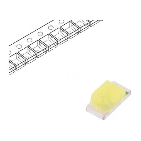 LED SMD 0603 Alb Rece 80-200mcd 5mA 2.7-3.4VDC | Electronic-mag.ro | Componente Electronice