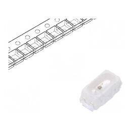 LED SMD 3014 PLCC2 galben 180-430mcd 3x1,32x1,4mm 120° 20mA | Electronic-mag.ro | Componente Electronice