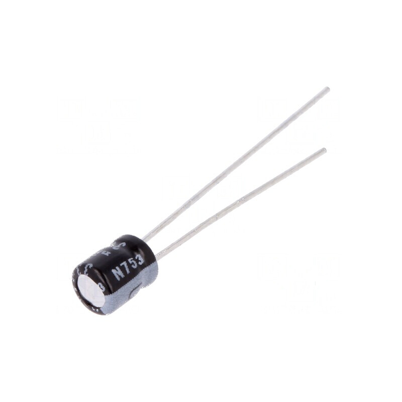 Condensator electrolitic THT 33uF 4VDC Ø4x5mm 1,5mm | Electronic-mag.ro | Componente Electronice